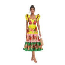 One Piece Bathing Suit for Women with Bikini Maxi Wrap Skirt 2Pcs Floral Print Swimsuit High Waist Tummy Control Beach Suits