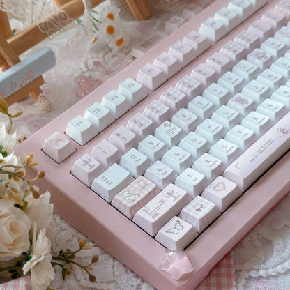 New OEM Personalized Peripheral Keycaps For Love-themed Devices 5-sided Sublimation PBT Material
