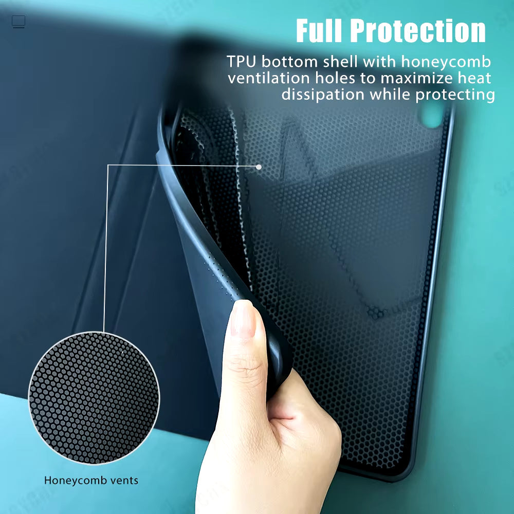 Magic Keyboard & Wireless Mouse Case for iPad & Tablet