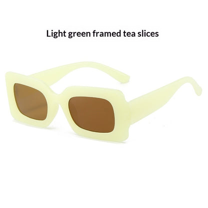 Retro Square Small-Frame Cross-Border Personalized Sunglasses