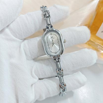 Retro Luxe Diamond-Encrusted Womens Watch