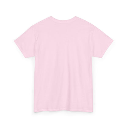 Valentine's Vibes Unisex Heavy Cotton Tee - Cute Cat Graphic T-Shirt