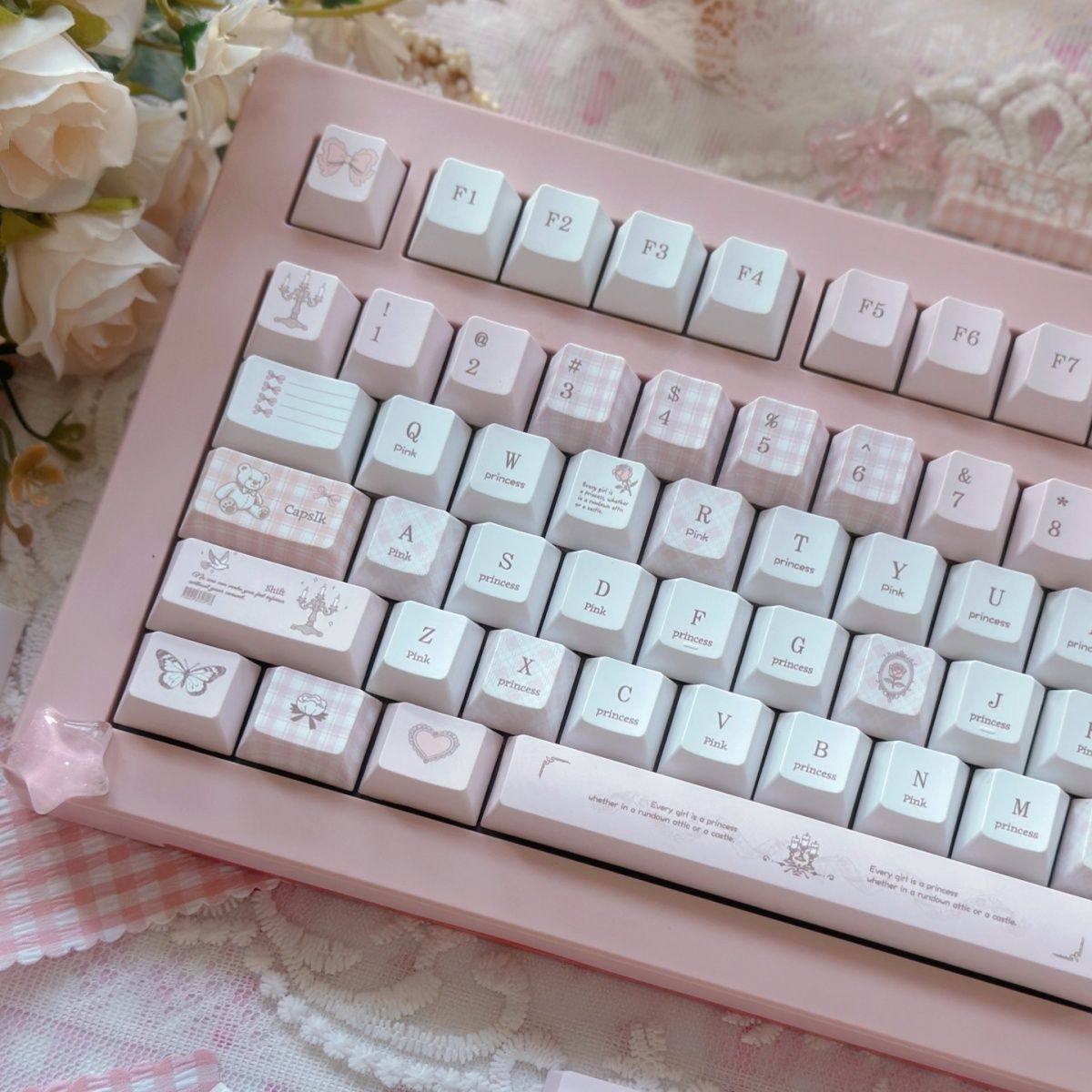New OEM Personalized Peripheral Keycaps For Love-themed Devices 5-sided Sublimation PBT Material