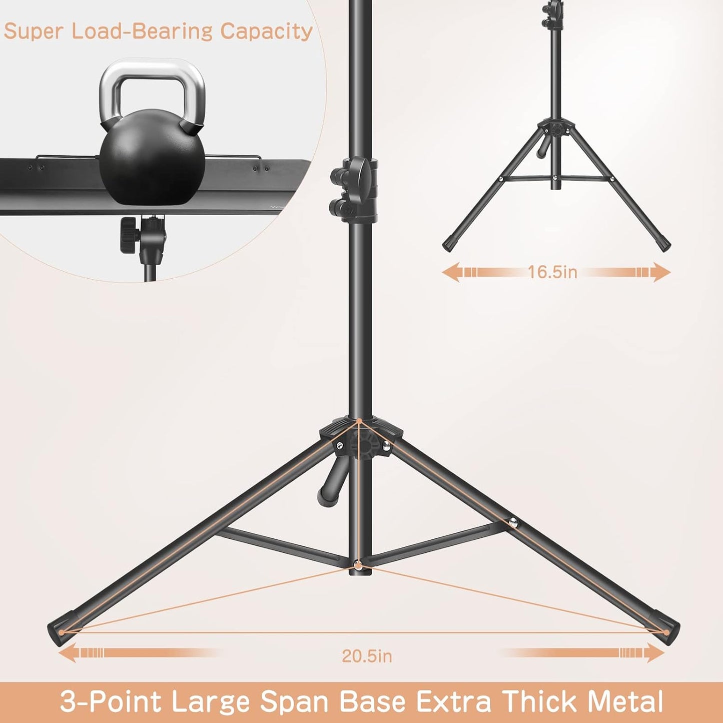 Adjustable Sheet Music Stand with Carrying Bag
