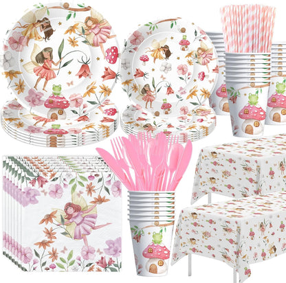 Fairy Party Decorations Tableware