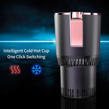 12V portable car drink warmer cooler for heating and cooling beverages during travel

