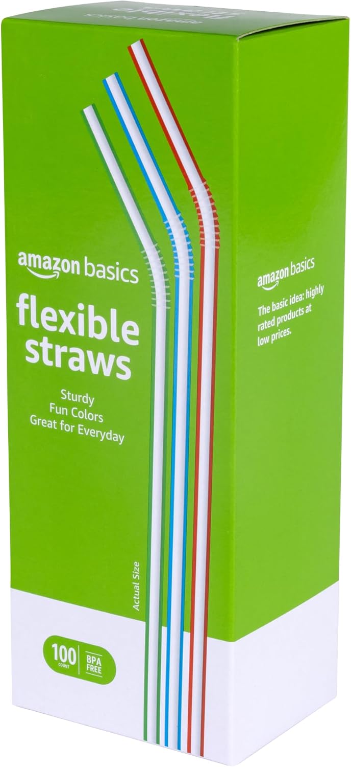  plastic straws 