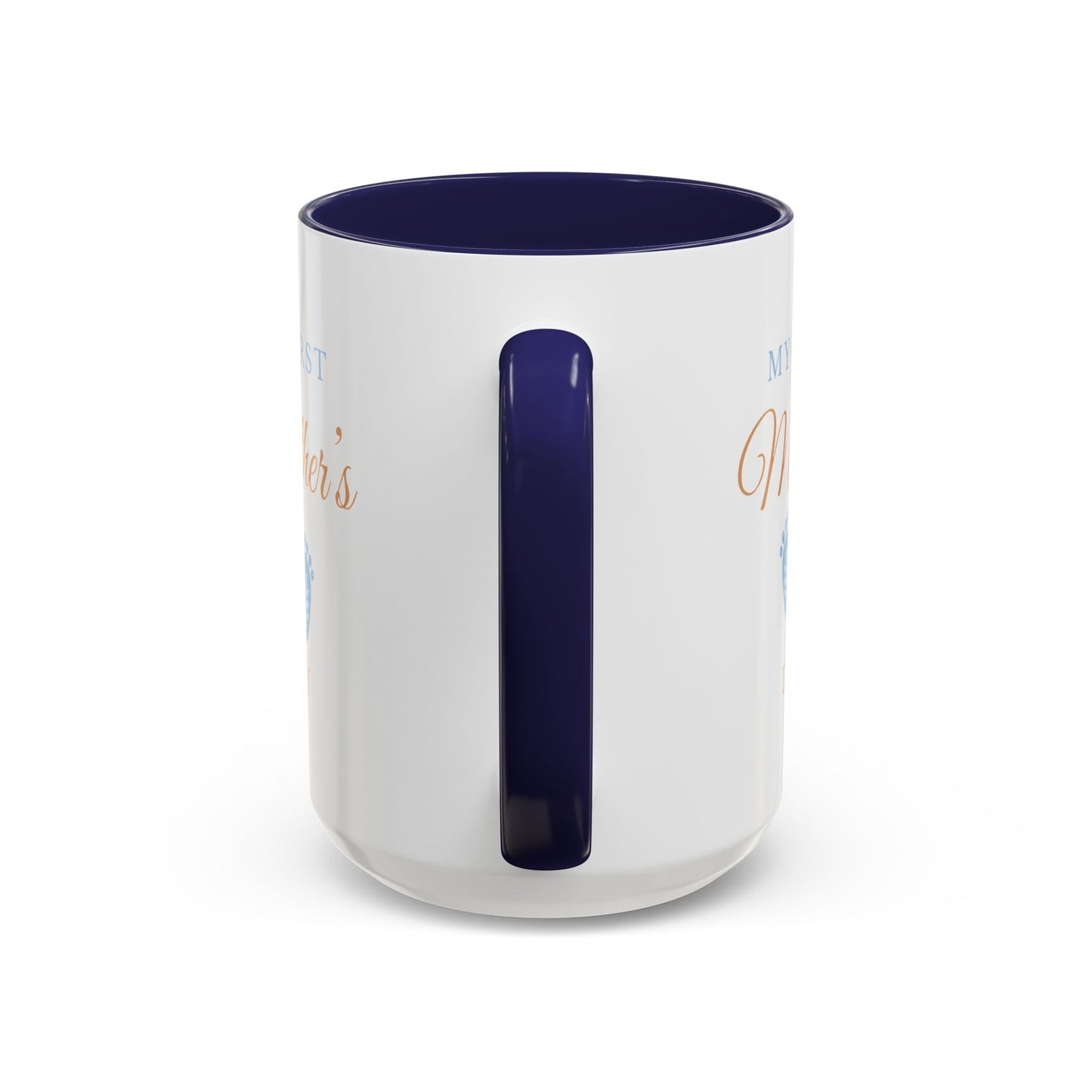 My First Mother's Day Accent Coffee Mug - Boy Mom Mother's Day Mug