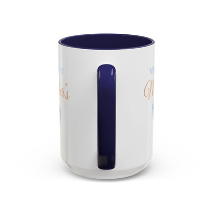 My First Mother's Day Accent Coffee Mug - Boy Mom Mother's Day Mug