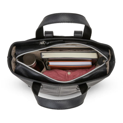 Samsonite Business Convertible Leather Backpack - Black