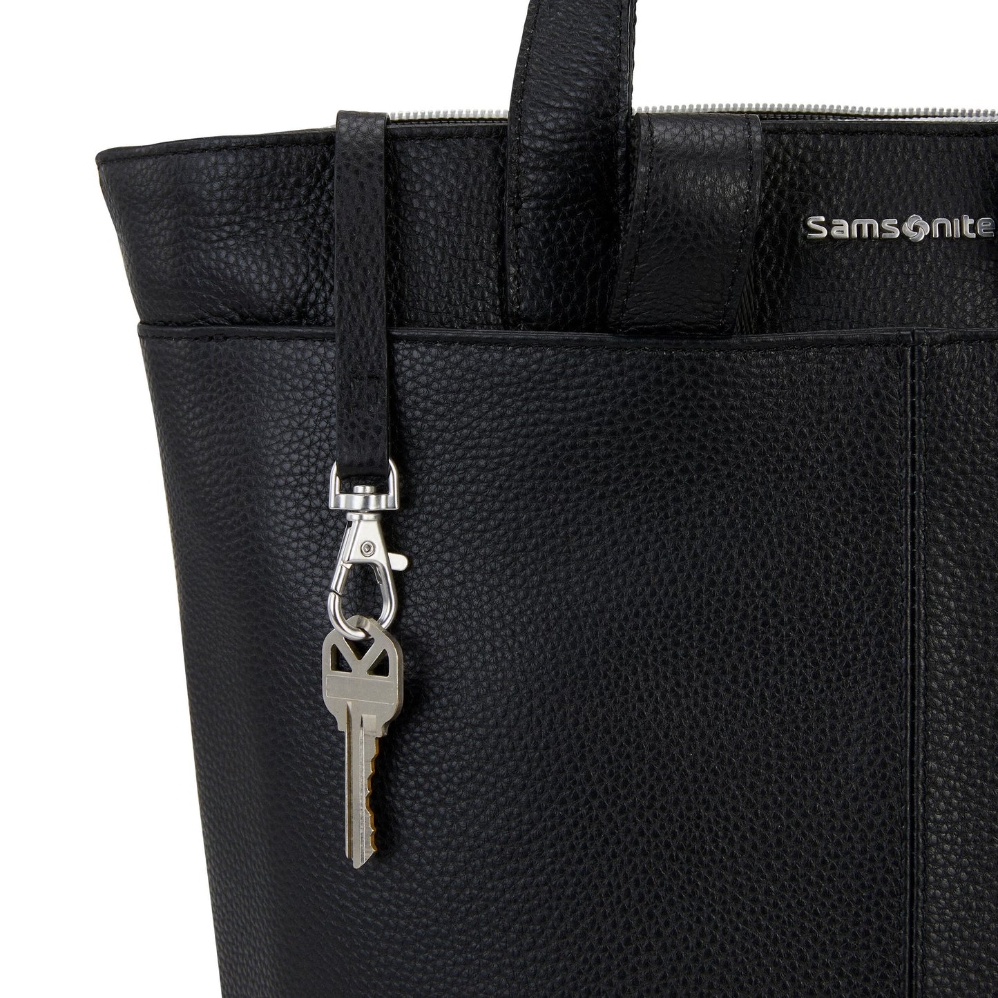 Samsonite Business Convertible Leather Backpack - Black