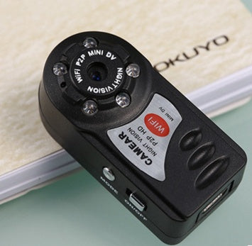 Compact wireless DVR camera for home monitoring and surveillance
