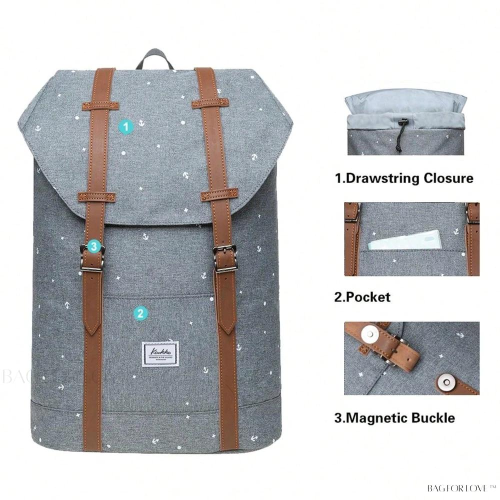 BagForLove - Retro Chic Women's Travel Backpack