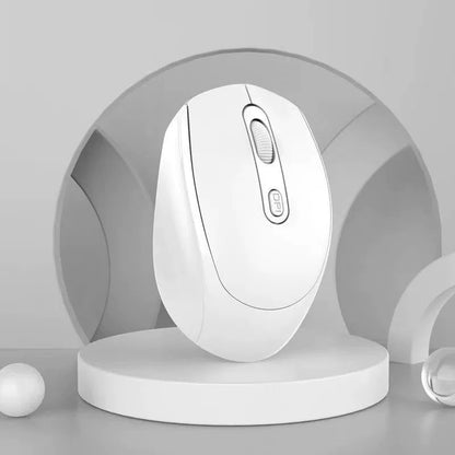 White wireless optical mouse