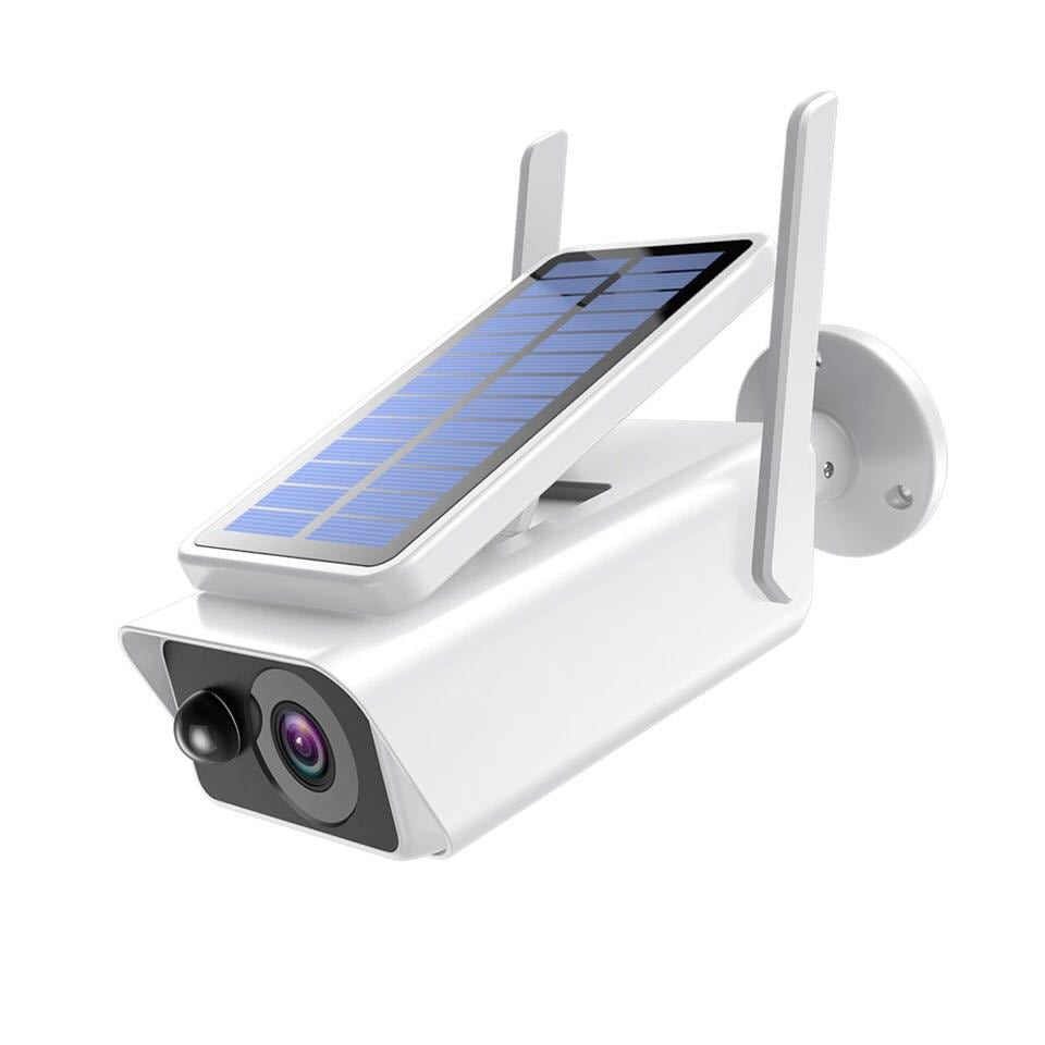 Outdoor WiFi camera with 1080P CMOS sensor and solar charging
