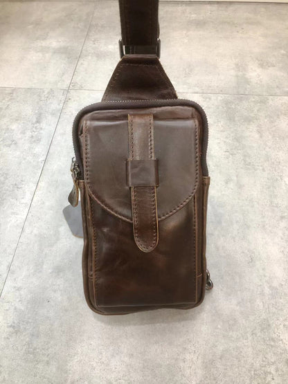Casual Men's Crossbody Outdoor Mini Phone Backpack