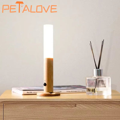 1Pc Intelligent Human Body Induction Night Light, LED Rechargeable Corridor Cabinet Wall Light, Household Toilet Wall Induction
