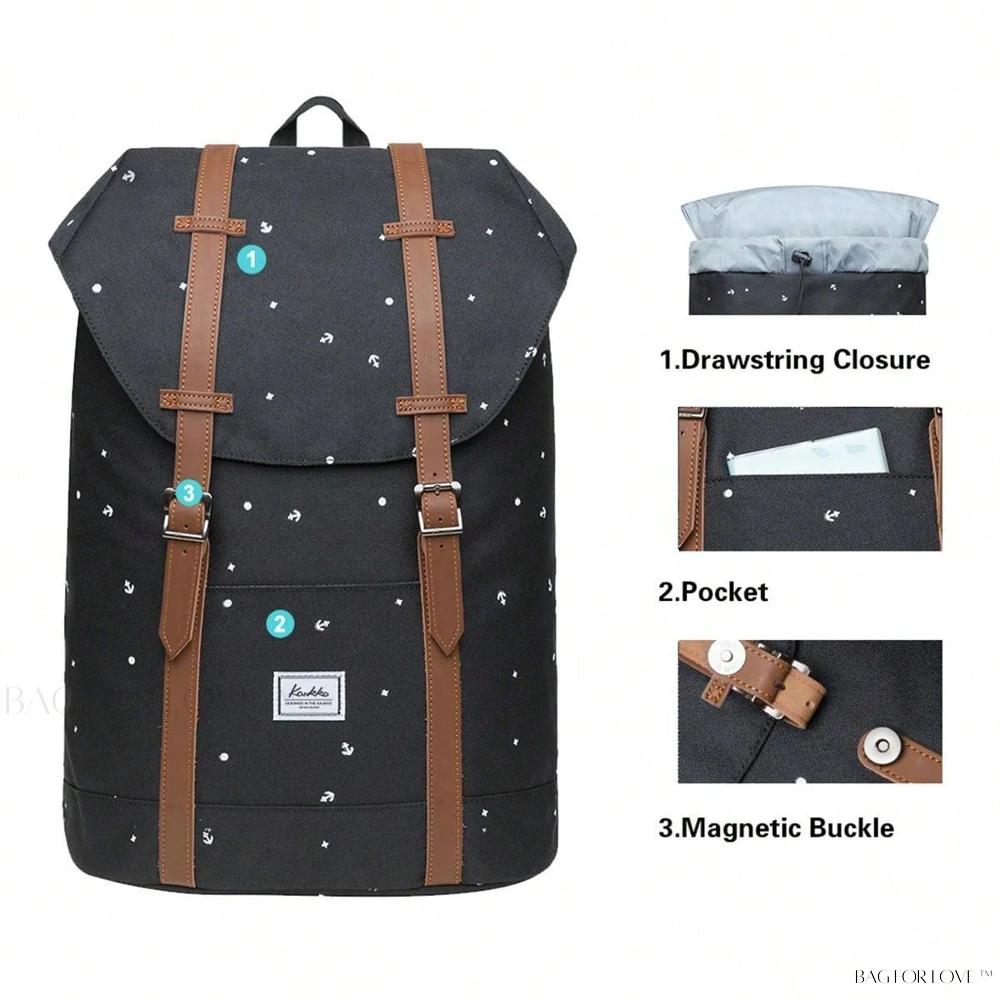 BagForLove - Retro Chic Women's Travel Backpack