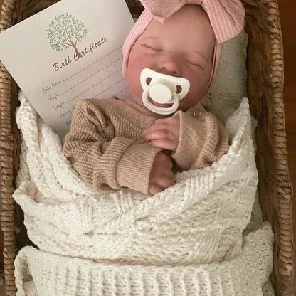 17-Inch Levi Reborn Baby Doll Finished Sleeping Vinyl with 3D Skin