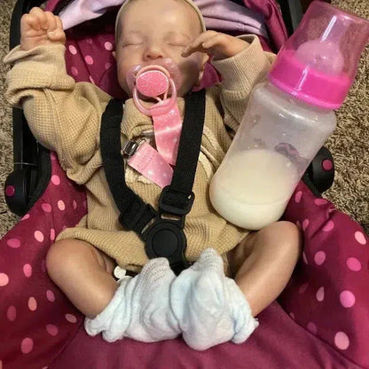 17-Inch Levi Reborn Baby Doll Finished Sleeping Vinyl with 3D Skin