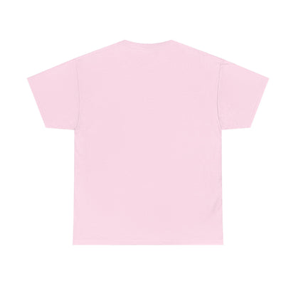Valentine's Vibes Unisex Heavy Cotton Tee - Cute Cat Graphic T-Shirt