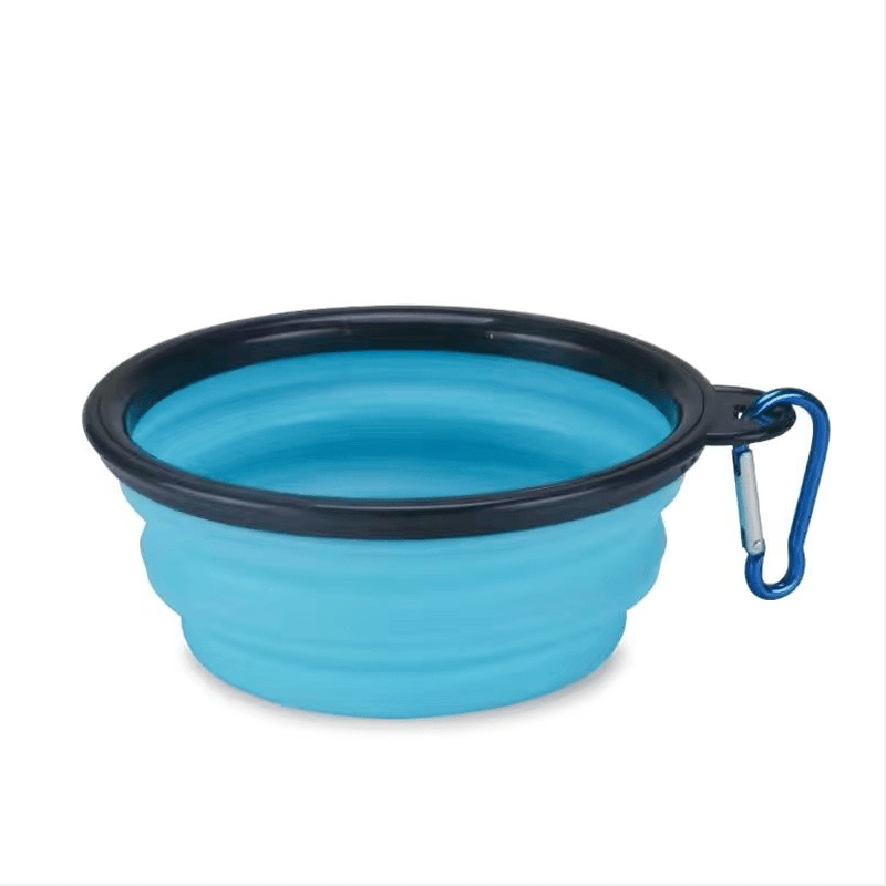 Pet Silicone Dog Food Water Bowl Travel Portable Folding  Supplies