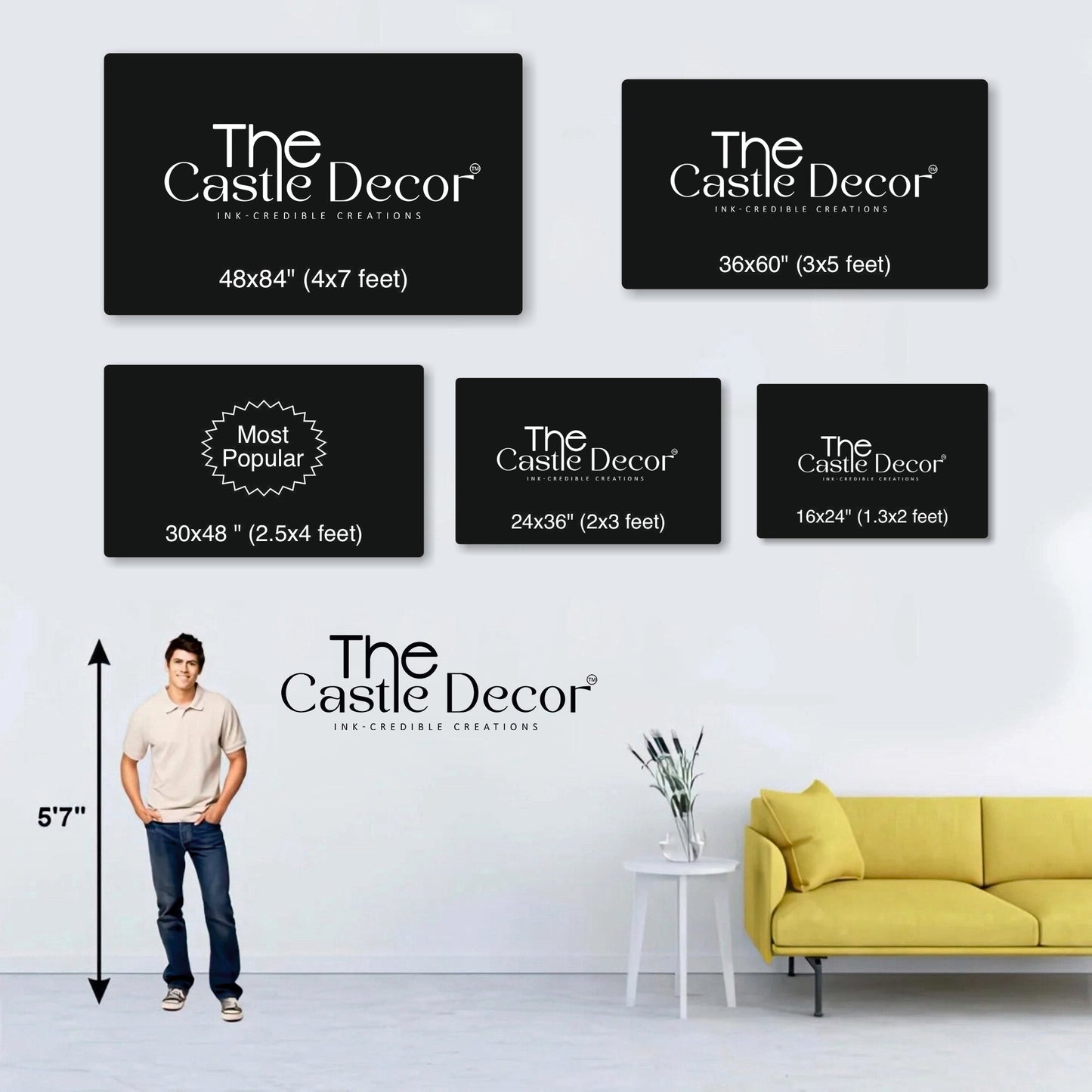 Rugby Wall Art Canvas Painting with Frame