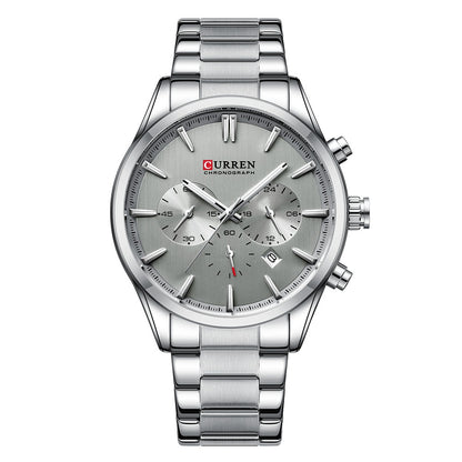 Men's Business Six-Hand Multifunction Quartz Watch