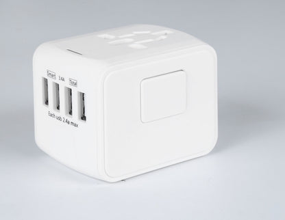 Multi-Function Universal Travel Adapter Socket with USB Port | Compatible with 170+ Countries | 100V-250V