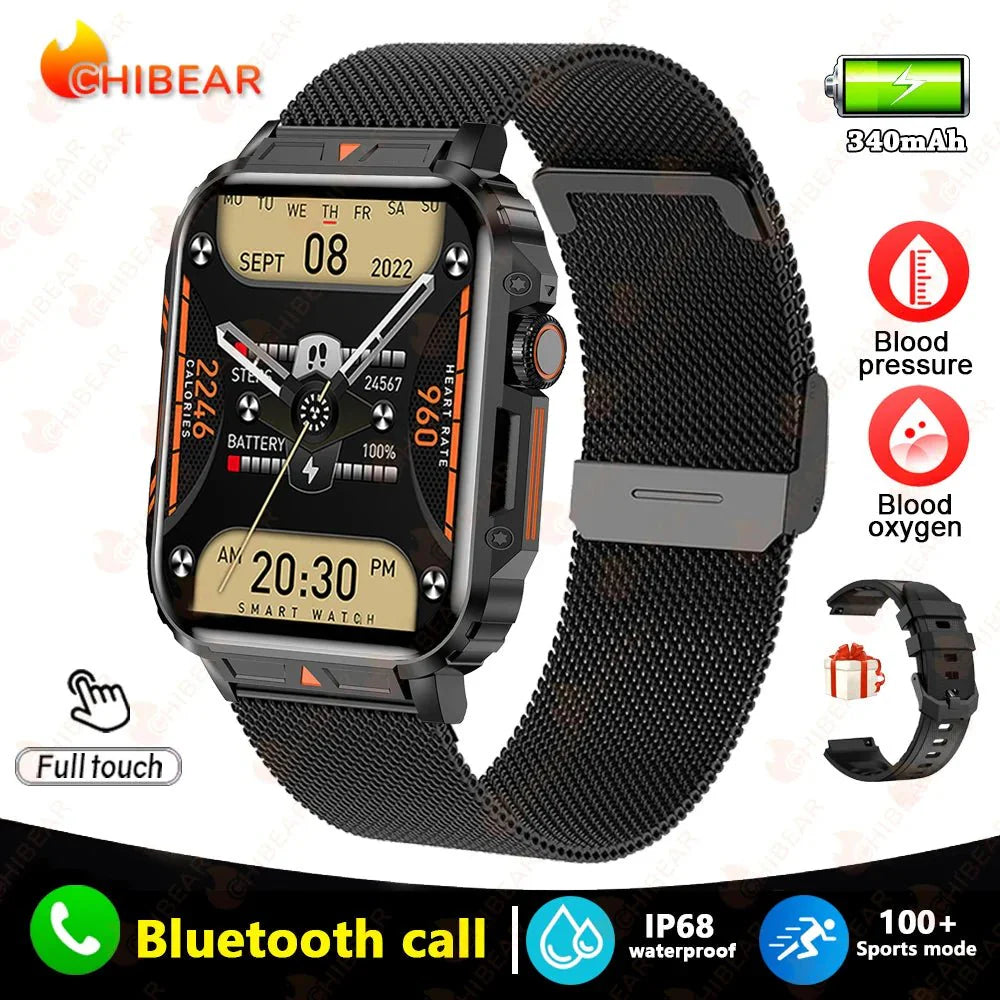 1.95" Outdoor Smartwatch | Bluetooth Call | IP68 Fitness Watch