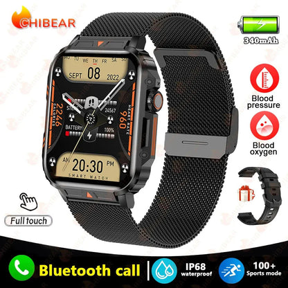 1.95" Outdoor Smartwatch | Bluetooth Call | IP68 Fitness Watch