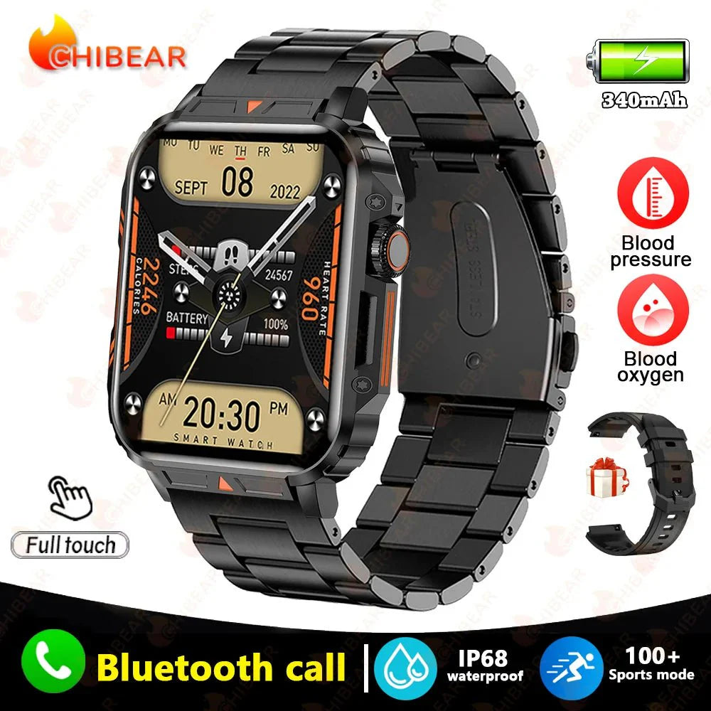 1.95" Outdoor Smartwatch | Bluetooth Call | IP68 Fitness Watch