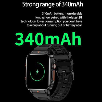 1.95" Outdoor Smartwatch | Bluetooth Call | IP68 Fitness Watch