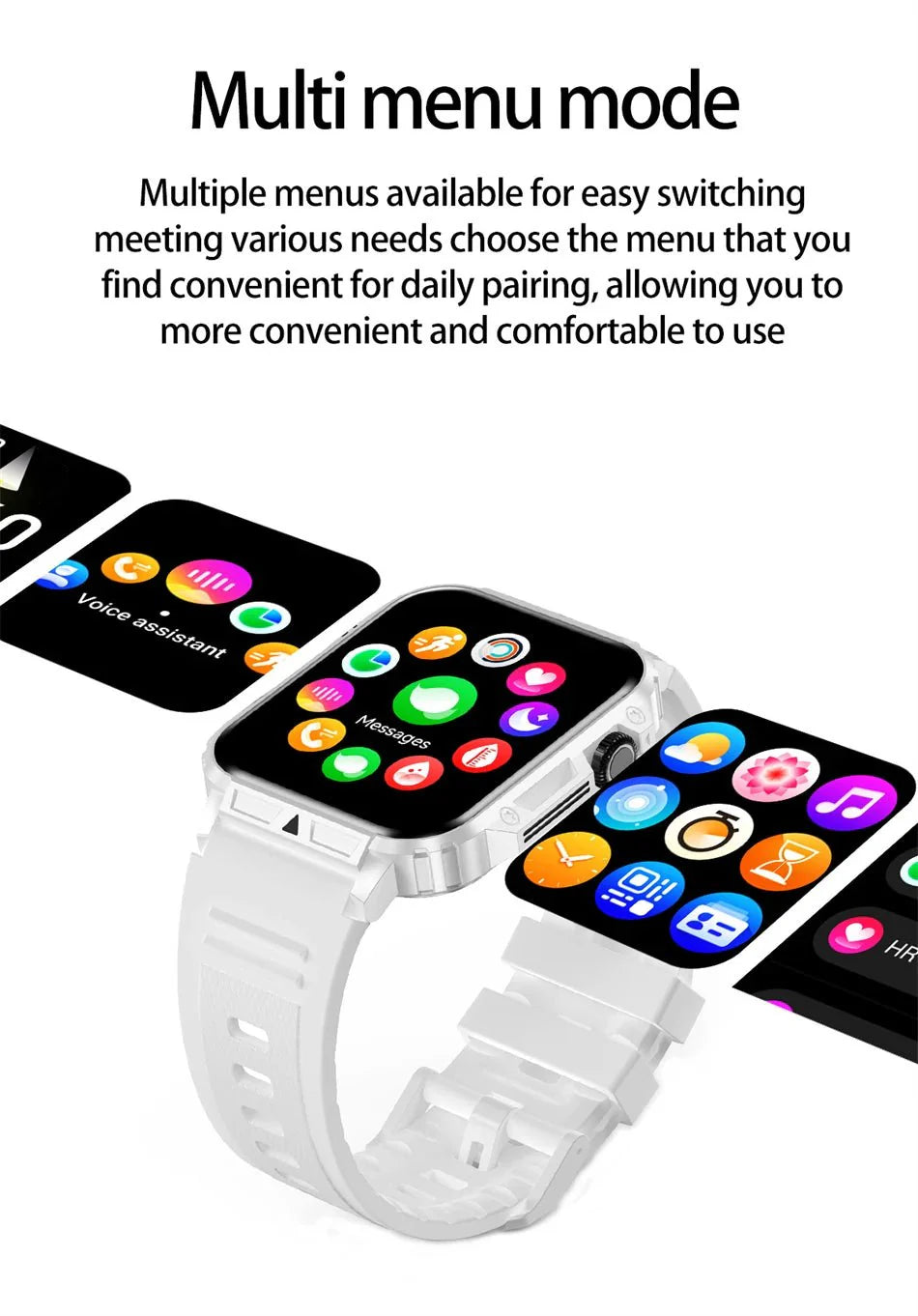 1.95" Outdoor Smartwatch | Bluetooth Call | IP68 Fitness Watch