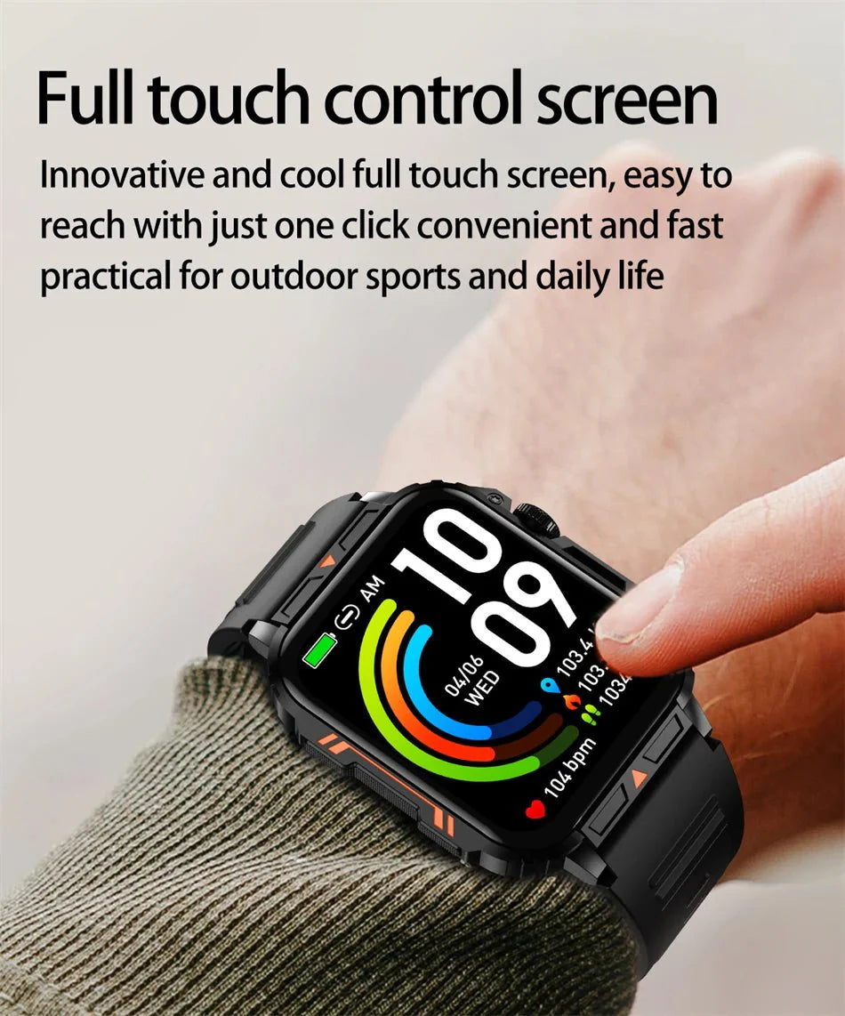 1.95" Outdoor Smartwatch | Bluetooth Call | IP68 Fitness Watch