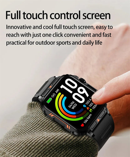 1.95" Outdoor Smartwatch | Bluetooth Call | IP68 Fitness Watch