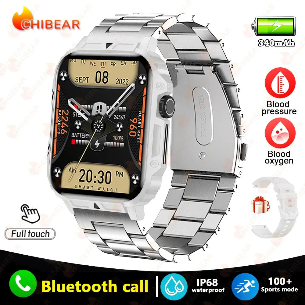1.95" Outdoor Smartwatch | Bluetooth Call | IP68 Fitness Watch