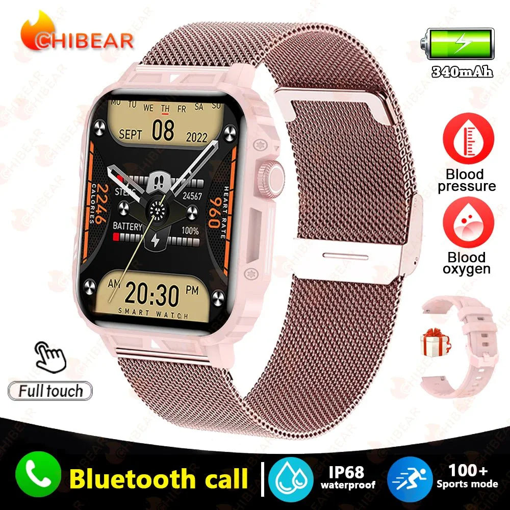 1.95" Outdoor Smartwatch | Bluetooth Call | IP68 Fitness Watch