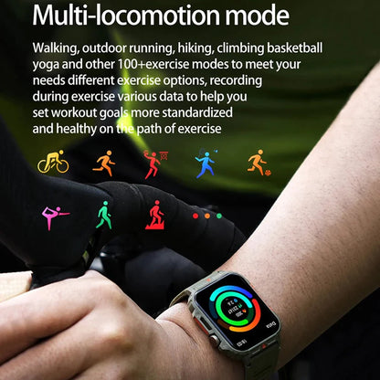 1.95" Outdoor Smartwatch | Bluetooth Call | IP68 Fitness Watch