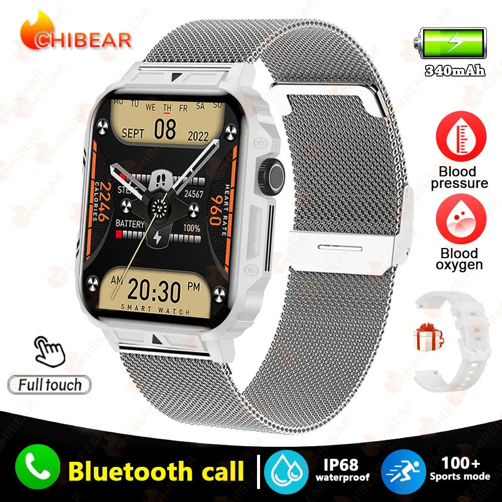 1.95" Outdoor Smartwatch | Bluetooth Call | IP68 Fitness Watch