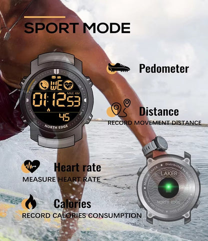 Rugged Military Smartwatch – Android & iOS Compatible