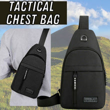 Men's Sling Bag Crossbody Chest Shoulder Pack Sports Travel Backpack Black