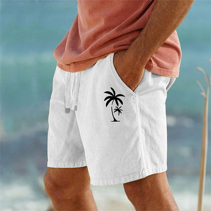 Summer Breathable Fashionable Hawaiian Beach Shorts 3D Printed Casual Mens