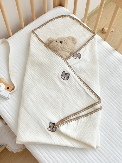 Baby Cotton Blanket Newborn Bubble Wrap Cartoon