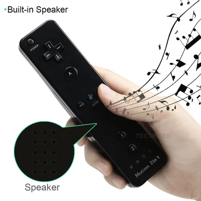 2 in 1 Wireless Remote Controller Compatible with Nintendo Wii/ Wii U With Motion Plus Bluetooth Gamepad Controle For Wii Nunchu