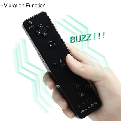 2 in 1 Wireless Remote Controller Compatible with Nintendo Wii/ Wii U With Motion Plus Bluetooth Gamepad Controle For Wii Nunchu