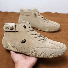 Men's Waterproof Motorcycle Winter Shoes 2023 in black high-top sneakers