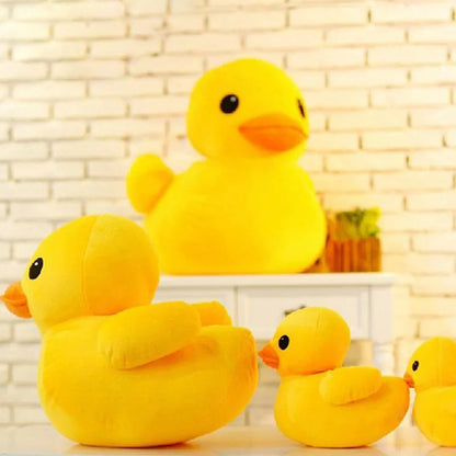 Kawaii yellow duck plush toy for kids and babies

