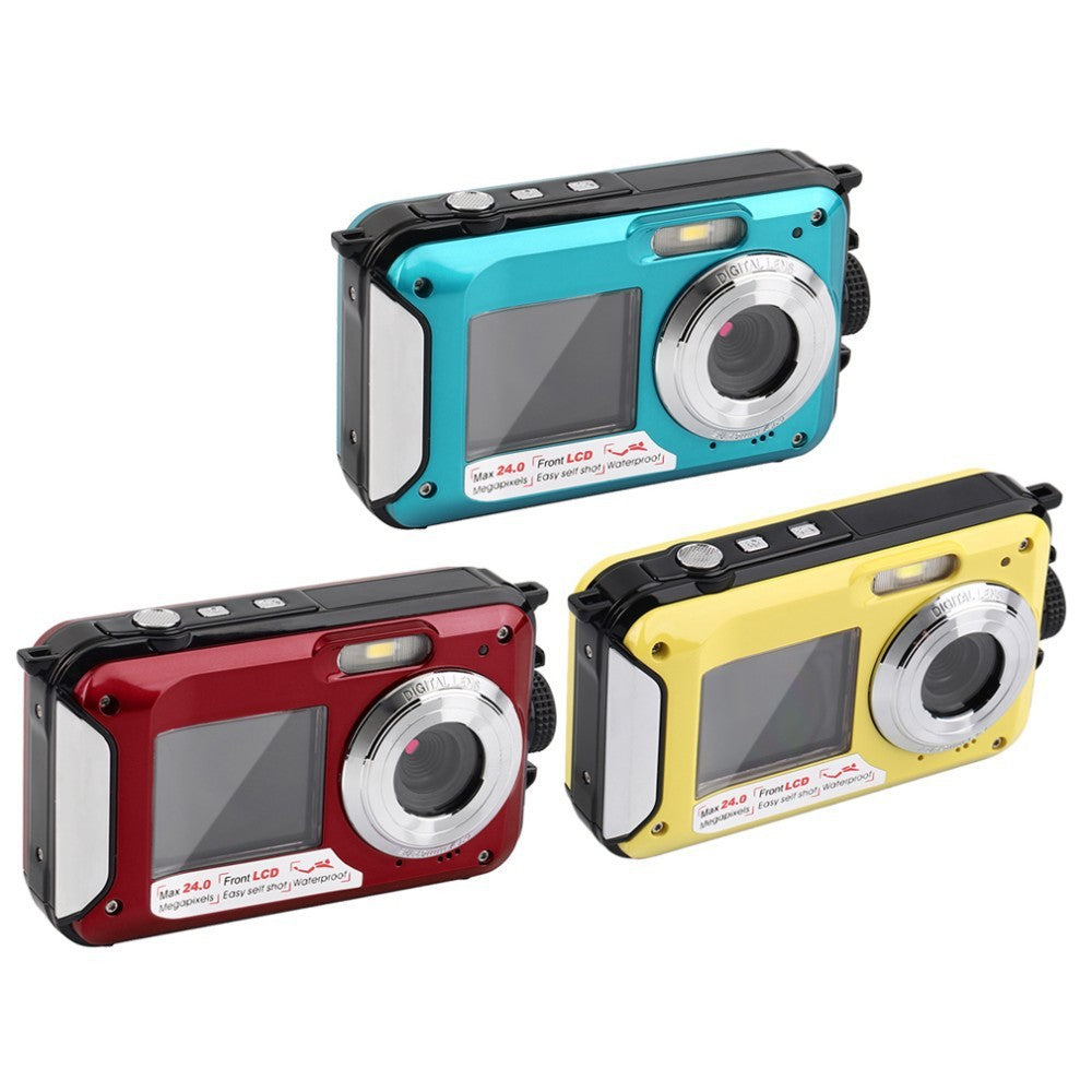 Dual-screen waterproof HD digital camera image 3