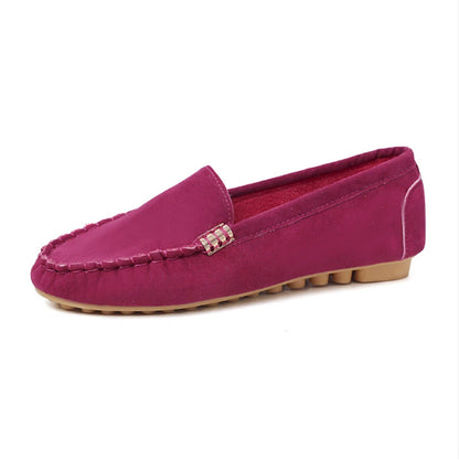 Flat Heel Pumps Single Shoes Flat Women's Shoes Student Peas Shoes